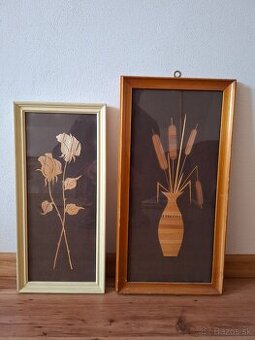 Predam 2 x slameny obraz