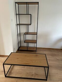 Predám dizajnovú policu a stolík Bonami