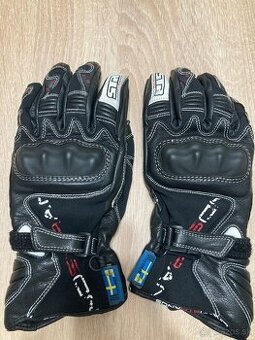 rukavice damske lindstrands 7 čierne kožene