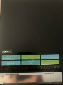 ACER pc i5-7400 cpu, gtx 1050Ti 4gb, Windows 10 - 1