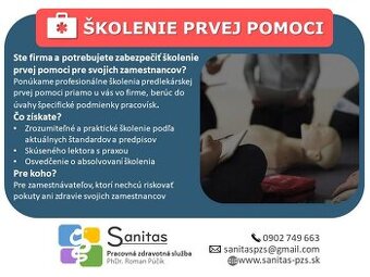 ŠKOLENIA PRVEJ POMOCI