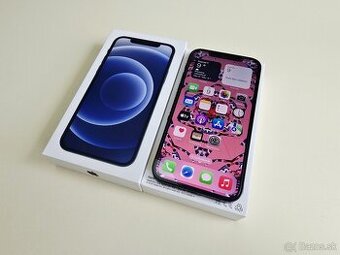 APPLE IPHONE 12 64GB BLUE TOP STAV,BATERKA 100%