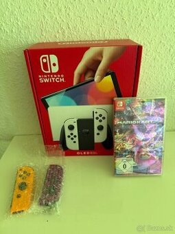 Predam Nove Nintendo Switch Oled s Mariokart Deluxe 8
