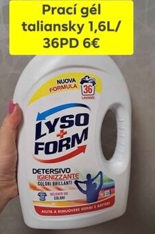 Taliansky prací gél