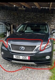Predny naraznik Lexus rx 2009-2013