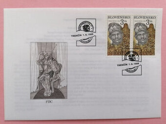 Slovenske obalky 16ks FDC