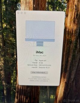 iMac 2021 (modrý), veľmi málo používaný