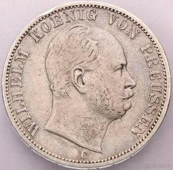 Spolkový tolar 1867 C – Wilhelm I. – Prusko