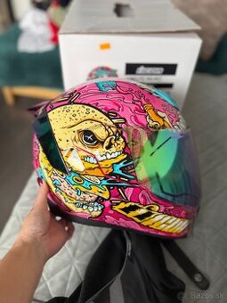 ICON airflite helmet pink