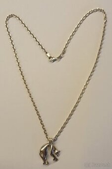 Strieborná retiazka s príveskom pumy