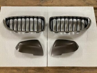 Originál BMW chrómové obličky ľadvinky na rad 4