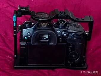 Panasonic GH5 + objektív 12-35 f2.8 + klietka + gimbal