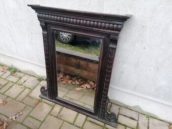 Predám starožitné drevené zrkadlo