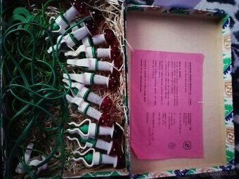 Stare vianocne svetielka hríbiky