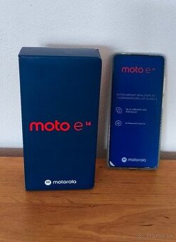 Motorola E14; 6,56“ IPS HD+ LCD; 64GB; Android 14, NOVÝ
