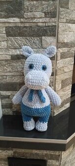 Háčkované hračky (hroch)