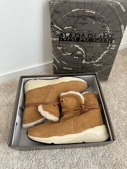 Napapijri kožené členkové čižmy