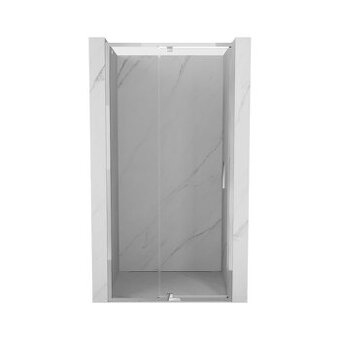 Sprchový kút 1- krídlové dvere sklo 6 MM číre, chróm