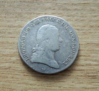 Predám 1 toliar 1791 H  Leopold I.