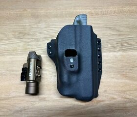 Svetlo Olight Valkyrie PL-PRO + kydex puzdro na Glock 34 - 1