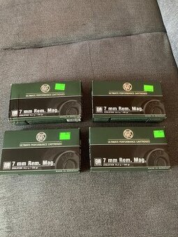 Nábojnice 7 mm rem mag. RWS evolution. 80 ks