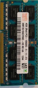 SODIMM DDR3 4GB 1600MHZ Hynix