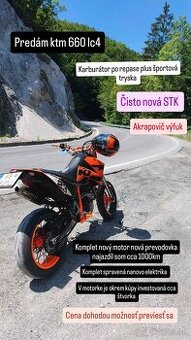Predám ktm 660 lc4