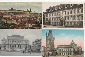 Staré pohľadnice Prag Praha 20 kusov