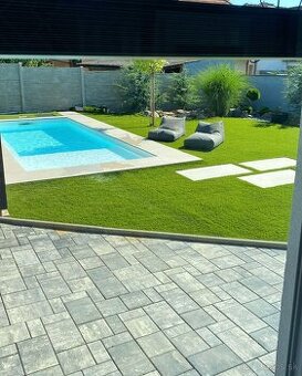 Umělý trávník výška 35 mm, velmi jemný na dotek