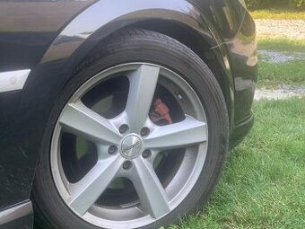Hliníkové disky 17" 5x110 s letnými pneu 215/50 r17