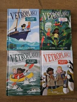 Predam knihy Vetroplavci 1-4