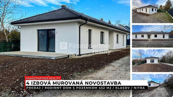 Novostavba, rodinný dom, pozemok 452 m², Klasov, Nitra - 1
