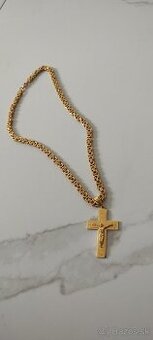 Retiazka s krížikom z chirurgickej ocele