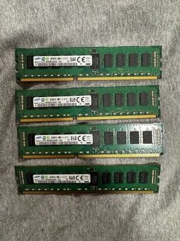 Serverová pamäť Samsung 8GB DDR3L ECC RDIMM — set 4 ks