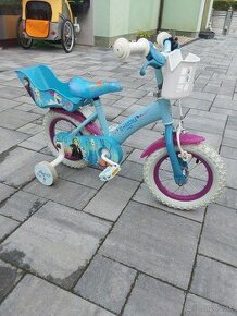 Detský bicykel s motívom rozprávky Disney Frozen