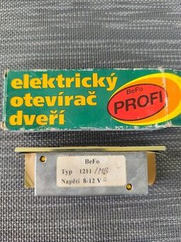 Elektrický otvárač dverí, elektrický zámok