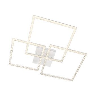 LED krištáľové stropné svietidlo Braytron 80W – luxus s diaľ