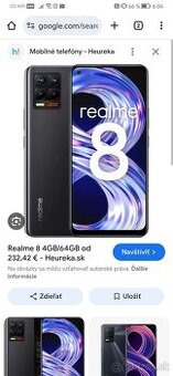 Predám realme 8 64 GB