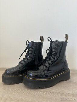 Dr. Martens čierne členkové čižmy