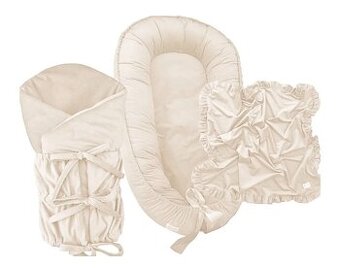 Predám výbavičku pre bábätko set krémový 3 v 1