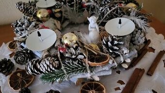 Adventný svietnik okrúhly