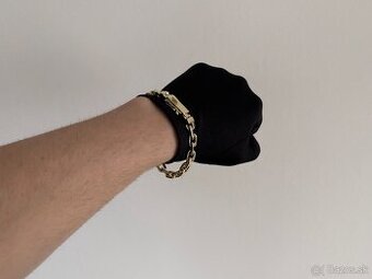 Zlaty naramok anker pilka 14k 585/1000 60g