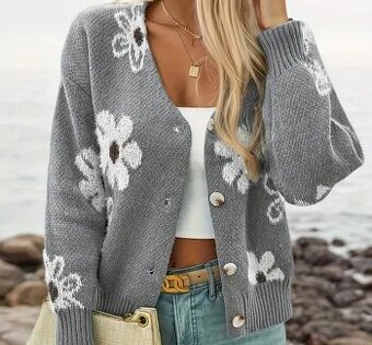 Sveter kardigan kabátik S