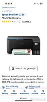 Epson eco tank L3271