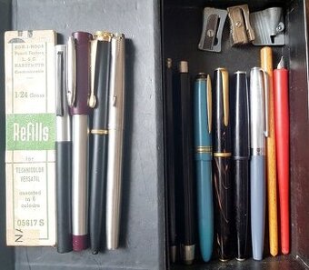 perá BARCLAY, Centropen, Versatil, Pelikán