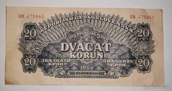 20 K 1944, KM, podtlač vodorovná a zvislá