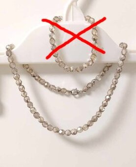 Strieborný náhrdelník z Jabloneckej bižutérie