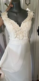 svadobné šaty S/M - farba Ivory