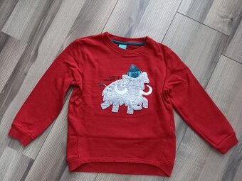 Mikina na 6-7 rokov - top stav, veľkosť 122