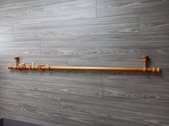 Drevené garníže 230 cm + 150 cm